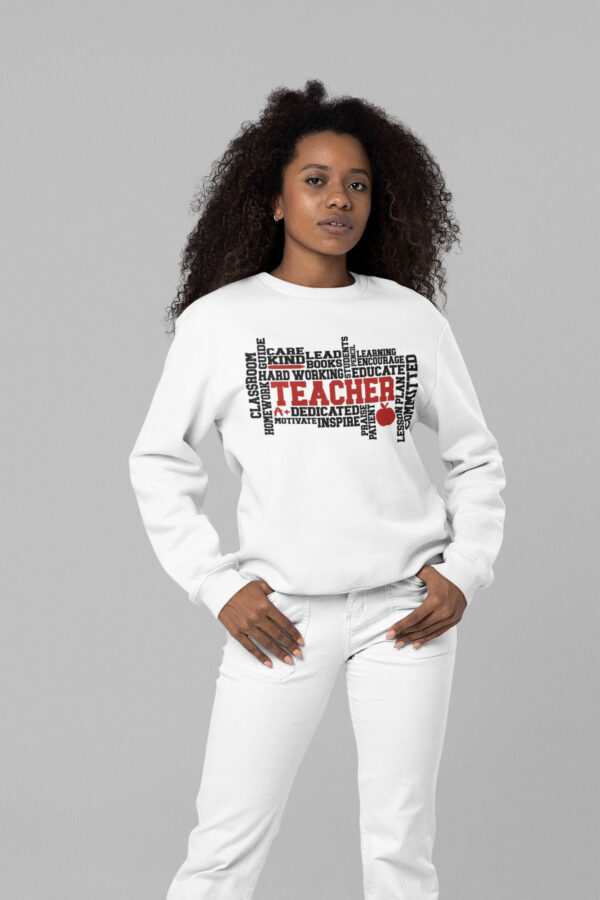 I Am A Teacher Sweatshirt Impressed Graphics