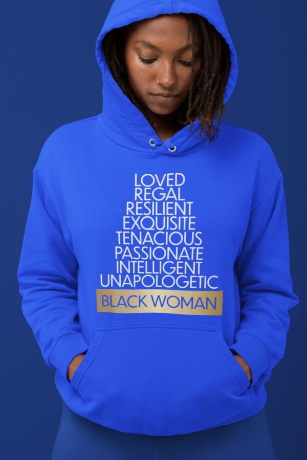 I am a Black Woman Hoodie by Impressed Graphics