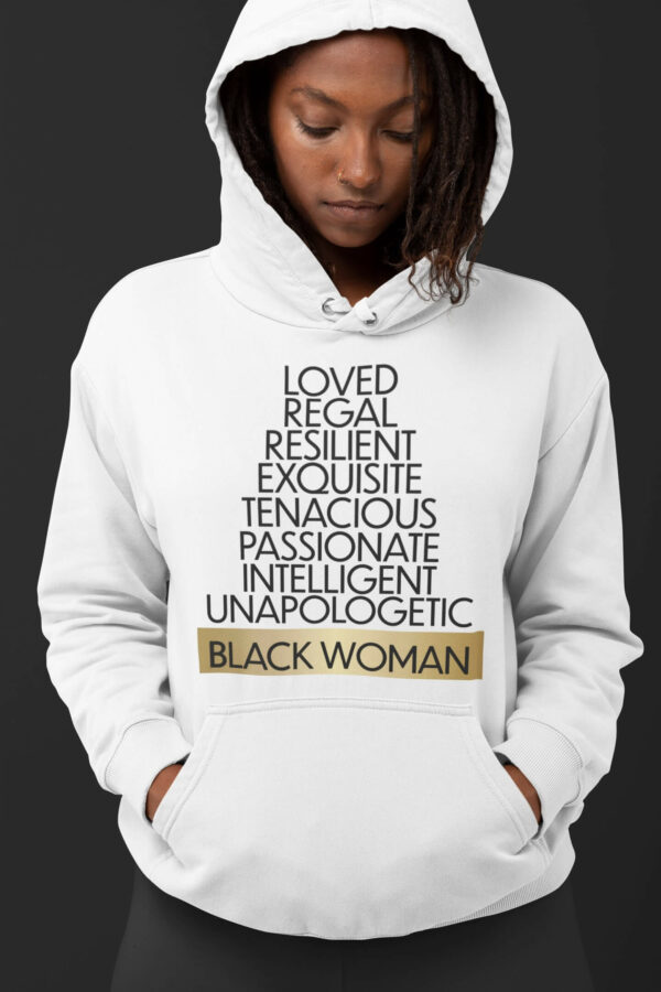 I am a Black Woman Hoodie by Impressed Graphics