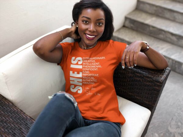 She Is T-Shirt by Impressed Graphics