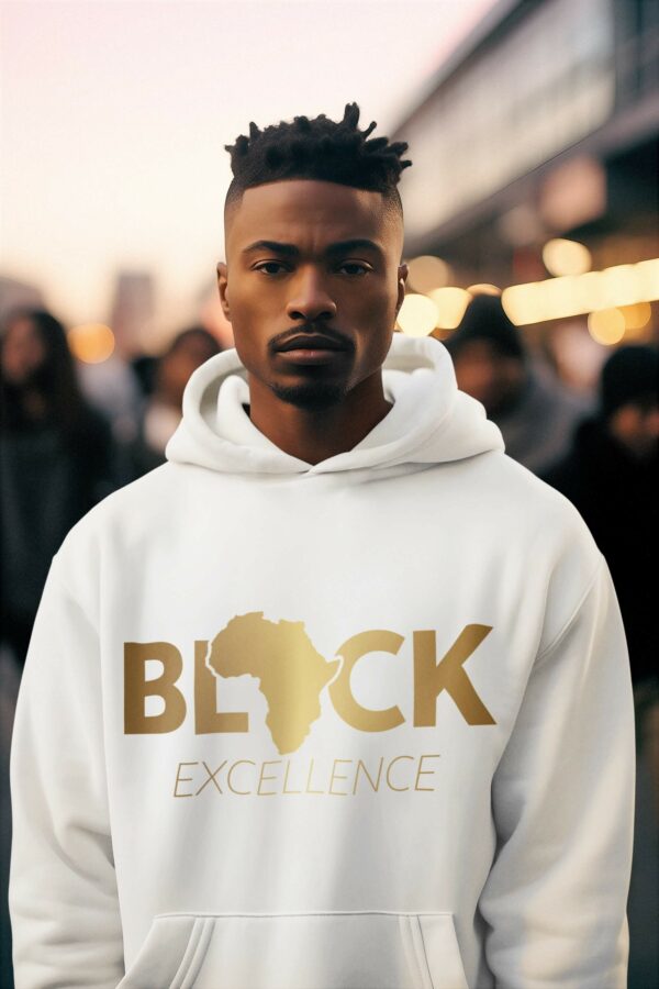 Black Excellence Hoodie By Impressed Graphics