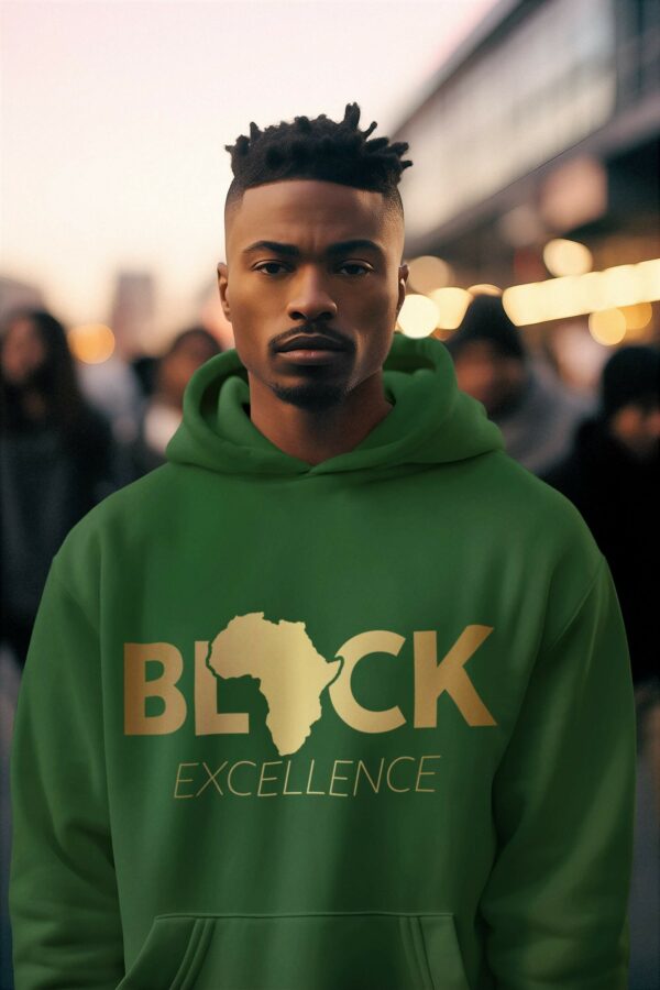 Black Excellence Hoodie By Impressed Graphics