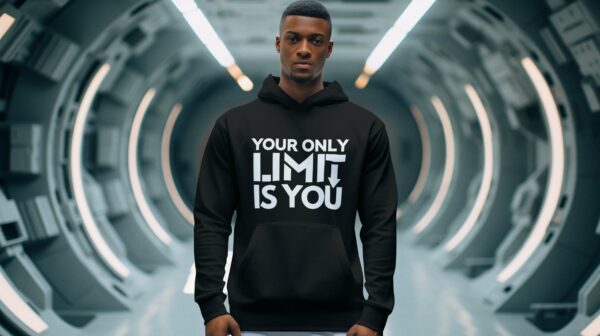 Your Only Limit Hoodies by Impressed Graphics